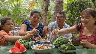 Trên Nền Đất Mới Ngồi Ăn Cơm với Món Này Thì Khỏi Phải Chê | TKQ & Family T934