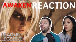 Awaken (ft. Valerie Broussard) | Season 2019 Cinematic - League of Legends | COUPLE REACTS