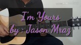 I'm Yours by Jason Mraz Easy chords /nobarchords guitartutorial/guitarchords/strummingpattern