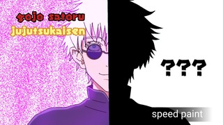 [SPEED PAINT]gambar gojo satoru kocak(anime jujutsu kaisen