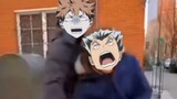 [Volleyball Boys] Hinata, Bokuto: Don’t be too humble when crossing the road