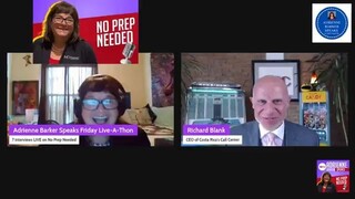 Adrienne Barker speaks no prep needed guest Richard Blank Costa Ricas Call Cente