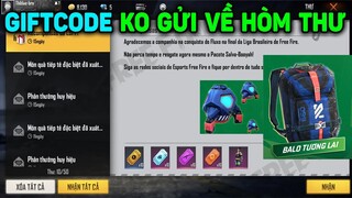 FREE FIRE - Lỗi GIFTCODE Không Gửi Về Hòm Thư, Sự Kiện Xem LiveStream ĐTST Săn GiftCode Bị Làm Sao ?