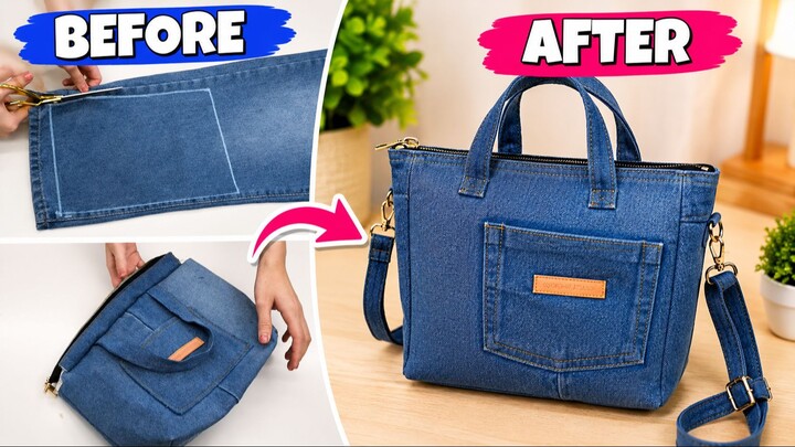 This Little Bag Started With a Pair of Jeans Nobody Wanted