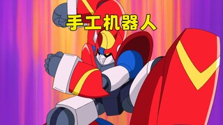 哆啦A梦：大雄组装十米高的机器人复仇，小夫的机器人被踩成纸片
