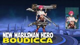 NEW MARKSMAN HERO BOUDICCA FINAL DESIGN AND NAME REVEALED MOBILE LEGENDS NEW MM HERO!