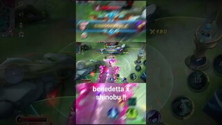 BENEDETTA -X SHINOBU ||_ #shorts #benedetta #mobilelegends #benedettamlbb #montage #benedettasavage