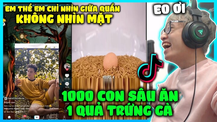 ANH GIẤU GIỮA QUẦN QUẢ DƯA LEO PHẢI KHÔNG VÀ 1000 CON SÂU ĂN TRỨNG GÀ | HÙNG AKIRA XEM TIK TOK VN