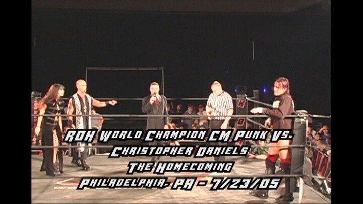 The homecoming - CM Punk vs Christopher Daniels ROH world title match 23.07.2005