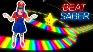 Rainbow Road in BEAT SABER! - [Expert+]