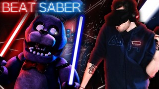 NEW FNAF SONGS + HEAVY IS DEAD MEME! | Beat Saber VR Gameplay