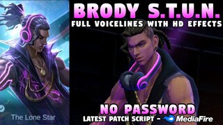 New Brody S.T.U.N. Skin Script Script | Latest Brody S.T.U.N. Skin Script | Mobile Legends