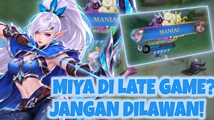 KASIH MIYA SAMPAI LATE GAME BIAR BANTAI-BANTAI - MLBB HIGHLIGHT