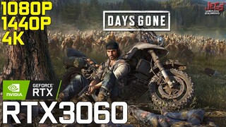 Days Gone | RTX 3060 | 1080p, 1440p, 4K benchmarks!