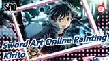 [Sword Art Online / Copy Painting] Kirito Fan Painting Tutorial / Start Painting From a Square_3