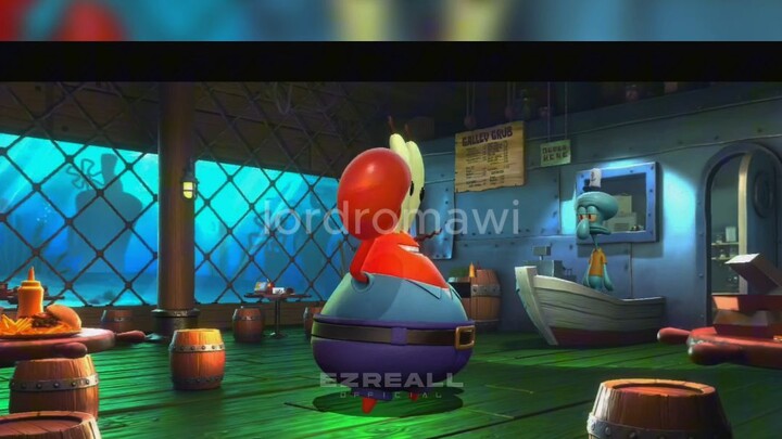 Bane jadi Tuan Crab 🦀💰 Skill 2-nya bunyi "money money" kayak di kartunya, gokil banget. Menurut lu