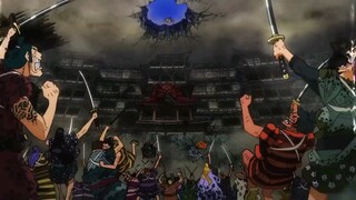 Everyone react to luffy defeating kaido