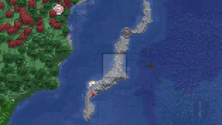 When you discover a naturally generated Japan in the game...