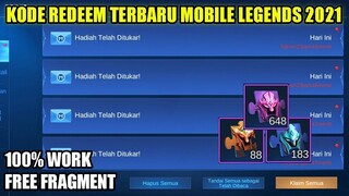 3 KODE REDEEM MOBILE LEGENDS TERBARU 2021!!! KODE REDEEM BELUM LIMIT MLBB