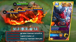 KHUFRA PERFECT ROTATION in MYTHICAL GLORY RANK! | Top 1 Global Khufra Tips & Tricks | MLBB