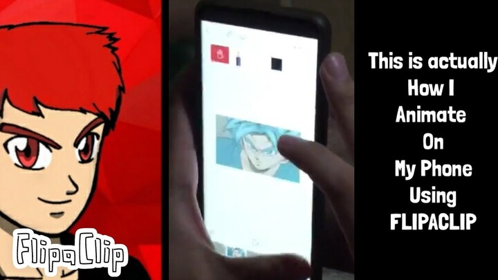 How I Animate On My Phone with just my finger using Flipaclip App