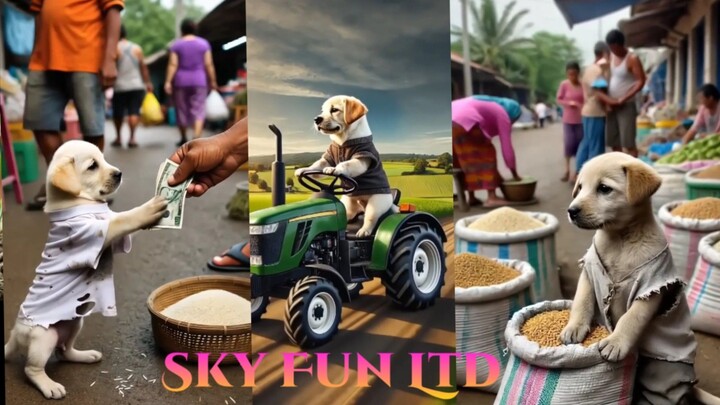 AI小狗歷險記－最搞笑的狗狗瞬間 | 爆款短片！ ✔ 這隻AI狗狗會融化你的心！ 💕