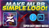 How to make Easy and Simple Mobile Legends Logo (Create in 7 Minutes!) - MLBB 🔥