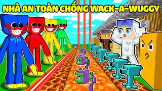 TÔ GÀ THỬ THÁCH 24H XÂY NHÀ 100% AN TOÀN CHỐNG WACK-A-WUGGY BẰNG PLANTS VS ZOMBIE TRONG MINECRAFT