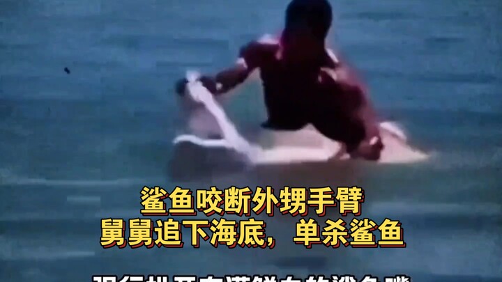 His nephew’s arm was bitten off by a shark, and he’d rather face the shark than his furious sister! 