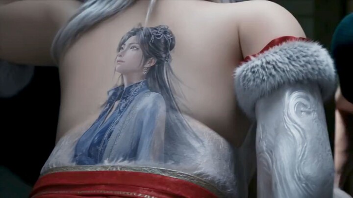 Han Li dan Yin Yue, dua orang bodoh itu, ternyata malah memakai gambar Wen’er sebagai tato di paha m