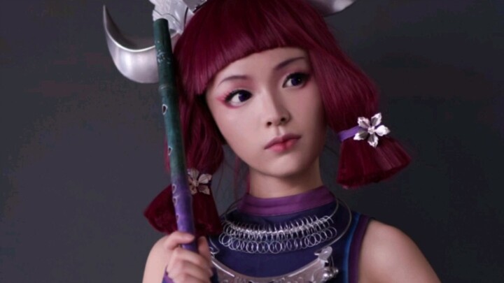 [Yanqiu | cos] Chi Meng, the villain who draws the rivers and lakes cos comic exhibition photos