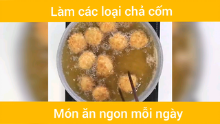 Làm các loại chả cốm