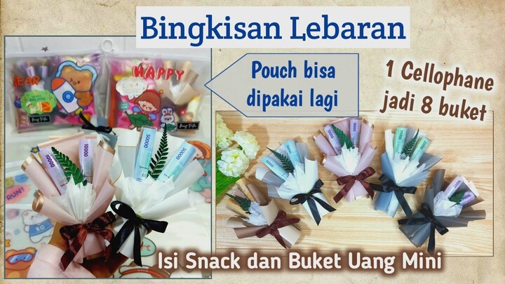 Tutorial Buket Uang Mini dan Bingkisan Snack Lebaran || Angpao Lebaran Idul Fitri