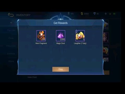 REDEMPTION CODES MOBILE LEGEND