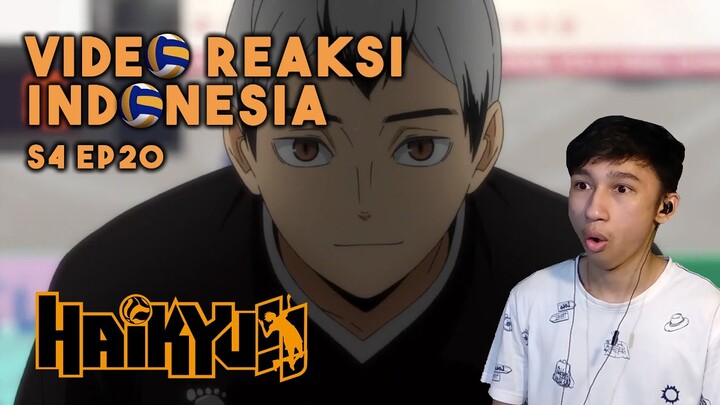 KITA SHINSUKE SANGAT BISA DIANDALKAN!!  - Haikyuu Reaction Indonesia | Season 4 Episode 20