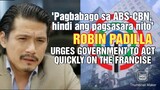 Robin condemns ABS-CBN shutdown, urges government to start acting on its renewal | CHIKA BALITA