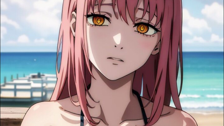 MAKIMA CUMAN PAKE BIKINI