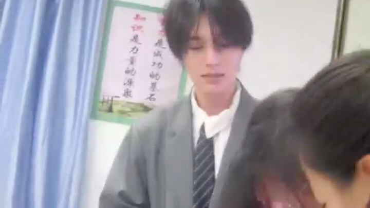 Who’s teacher looks like this? My students took this photo of me after class, hahaha!