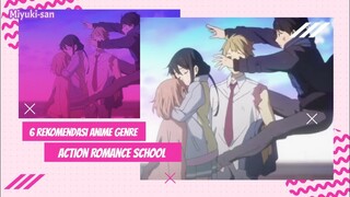 Anime Dengan MC yang rela berkorban demi si heroin Anime Action Romance School