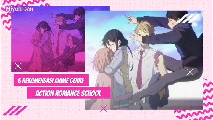 Anime Dengan MC yang rela berkorban demi si heroin Anime Action Romance School
