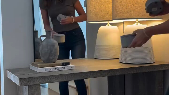 Gương đứng nổi tiếng trên mạng + tủ giày lối vào