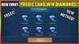 PREDICT TO WIN WORTH OF 300K DIAMONDS IN NEW EVENT!! |MOBILE LEGENDS 2021