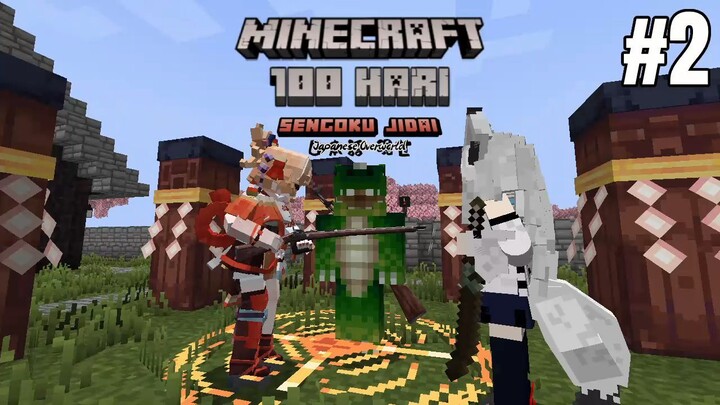Ekspedisi Mencari Diamond! Minecraft Indonesia 100 Hari Survival Sengoku Jidai ~ Japanese Overworld