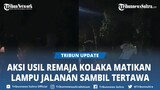 Video Viral Aksi Kenakalan Remaja Matikan Lampu Jalan Bypass Kolaka-Pomala Sulawesi Tenggara