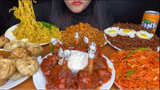 Ăn 4 loại mì cùng với thịt gà MUKBANG#amthuc #monngon