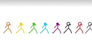 Stick Figure Dance Party (Don't know where the energy is coming from 🤔)