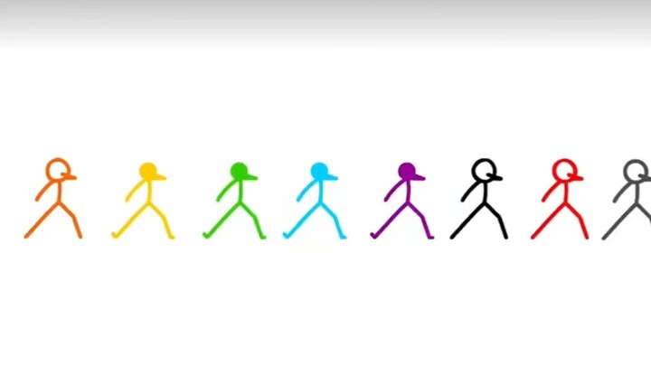 Stickman menari dengan semangat (tidak tahu di mana semangatnya 🤔)