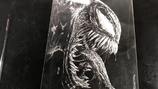 Drawing Venom on the glass - Part 2