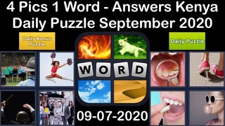 4 Pics 1 Word - Kenya - 07 September 2020 - Daily Puzzle + Daily Bonus Puzzle - Answer - Walkthrough
