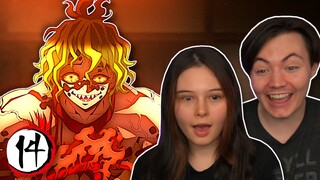 Demon Slayer Entertainment District Arc 2x14 REACTION! | Kimetsu No Yaiba Season 2